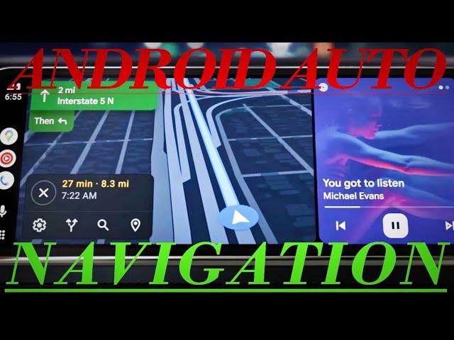 ANDROID AUTO For Navigation MAPS/WAZE/PLUGSHARE - EV Roadtrips!