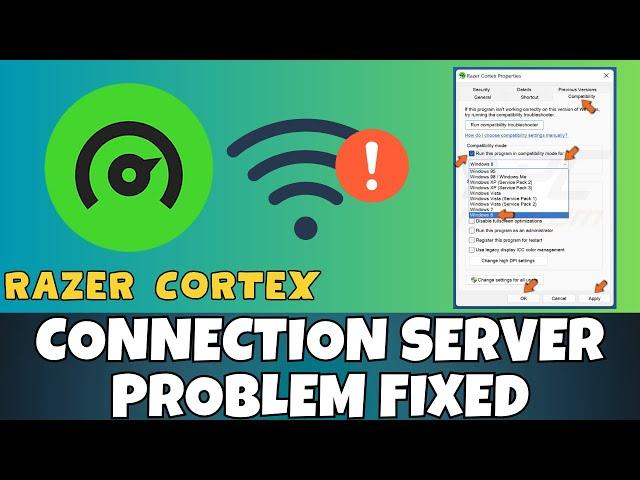 How to Fix Razer Cortex Connection  Server Problem  2023 || Razer Cortex Server Access Unavailable