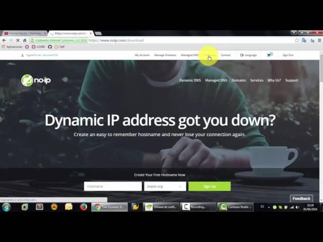 ¿Cómo tener un IP dinámico (DDNS) con NO-IP?