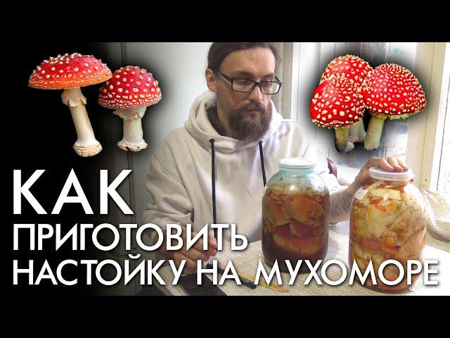 КАК ПРИГОТОВИТЬ НАСТОЙКУ НА МУХОМОРЕ