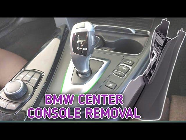 How to remove entier center console BMW F30,F31,F32,2013-2016[THE WHOLE THING ]