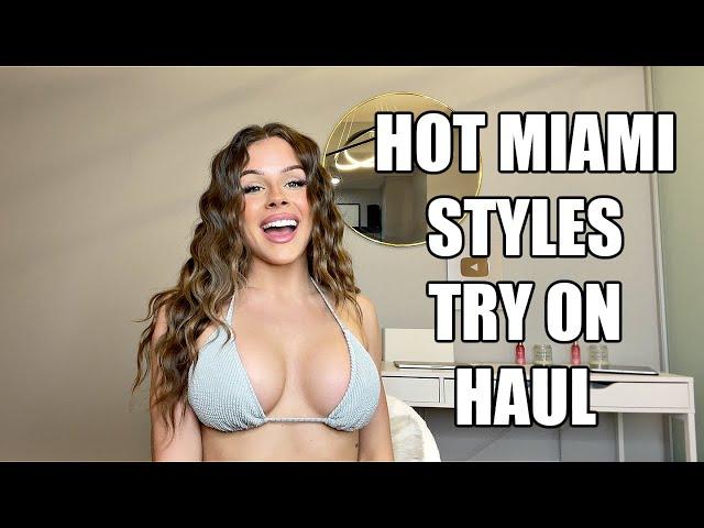 CUTEST TROPICAL VACATION CLOTHING!? | HOT MIAMI STYLES TRY ON HAUL