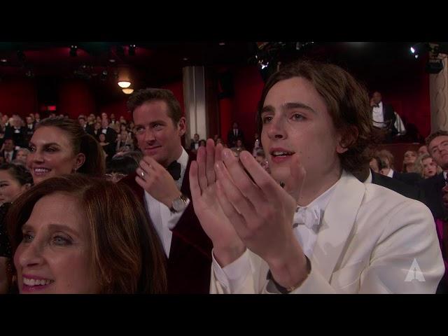 "Call Me by Your Name" wins Best Adapted Screenplay | 90th Oscars (2018)