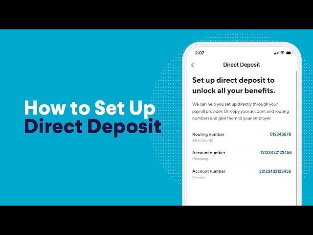 How to Set Up Direct Deposit in a Few Easy Steps