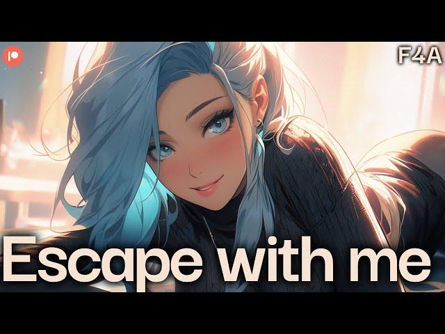 Escape with me with hypnosis [F4A] [ASMR] [Binaural] [Mouth sounds] [Close whispers] [3Dio]