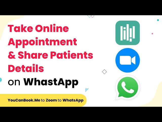 How to Take Online Appointment & Share Details with Patients on WhatsApp