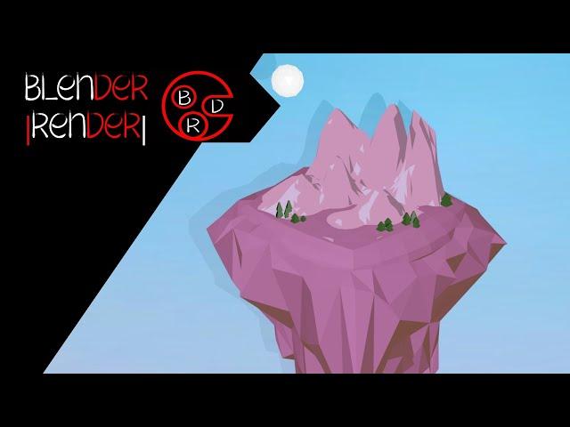 Low Poly Island | Beginner | Blender Tutorial