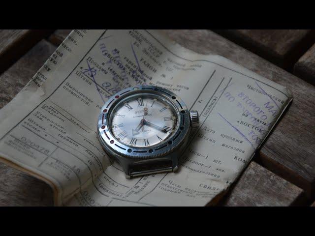 Vostok Amphibia 020478 with  Vostok 2409A movement  in NOS condition