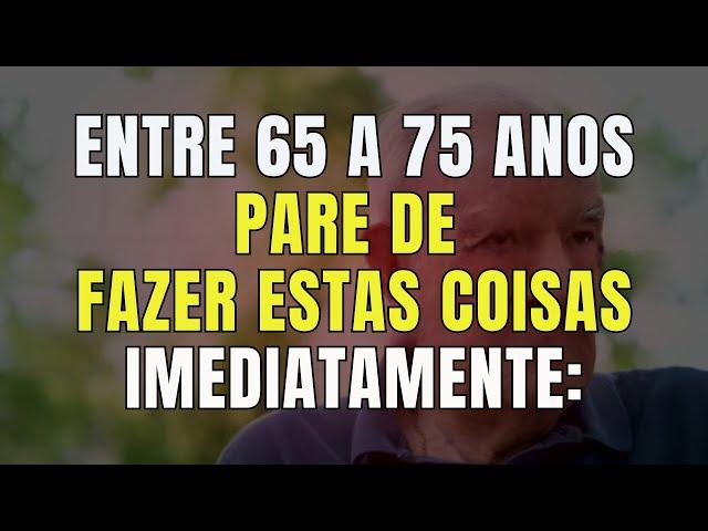 Por que muitos idosos não passam dos 75? A ação que determina seu destino