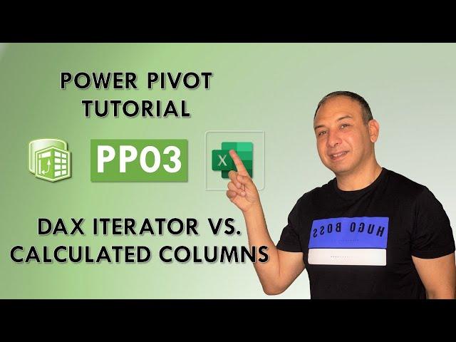 PP03: DAX Iterator Functions, Measures vs Added Columns, Filter Context, Internal & external filters