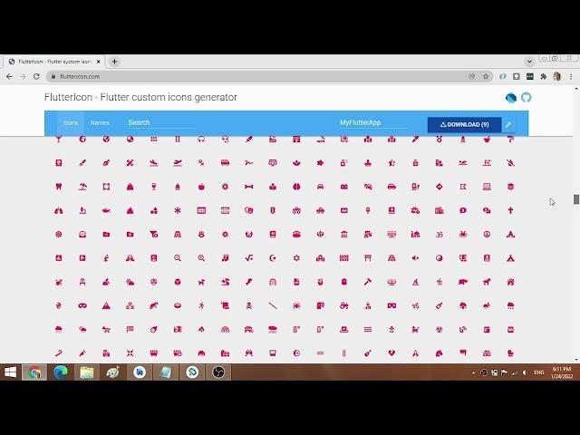 How to add custom Icon in Flutter(Arabic)- كيفية اضافة أيقونة مخصصة في فلاتر