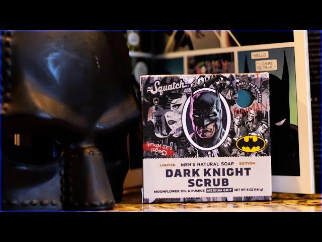 DARK KNIGHT SCRUB | Dr. Squatch | Batman Soap Review