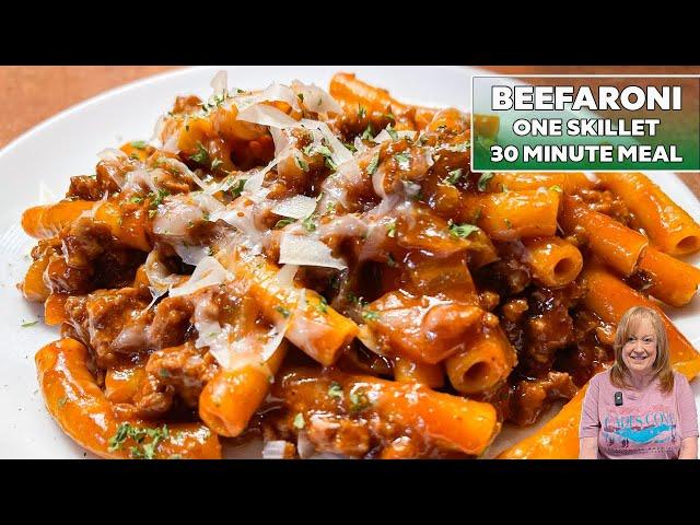 EASY BEEFARONI WEEKNIGHT MEAL A Ground Beef & Pasta Dinner