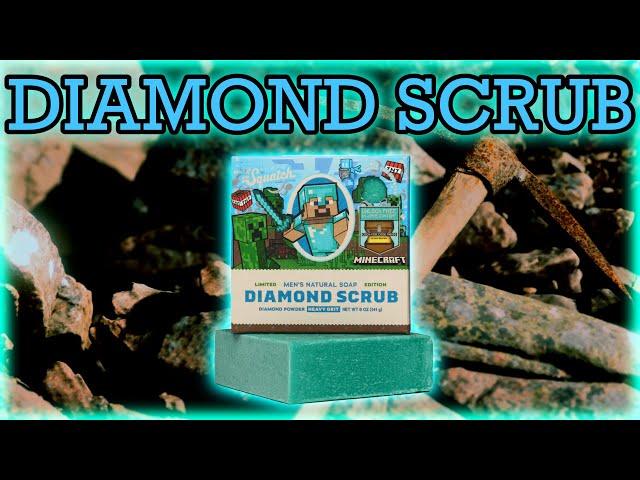 DIAMOND SCRUB | Dr. Squatch | Minecraft Soap Review