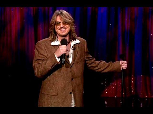 Mitch Hedberg: Waffles Are Like Pancakes With Syrup Traps | Late Night With Conan O'Brien