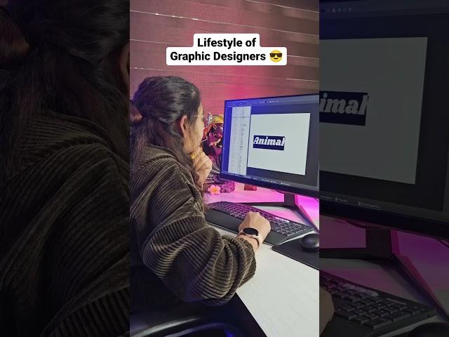 Lifestyle of graphic designers.....