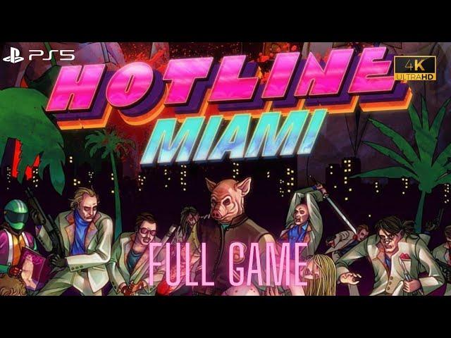 Hotline Miami | Full Game | No Commentary | *PS5 | 4K 60FPS