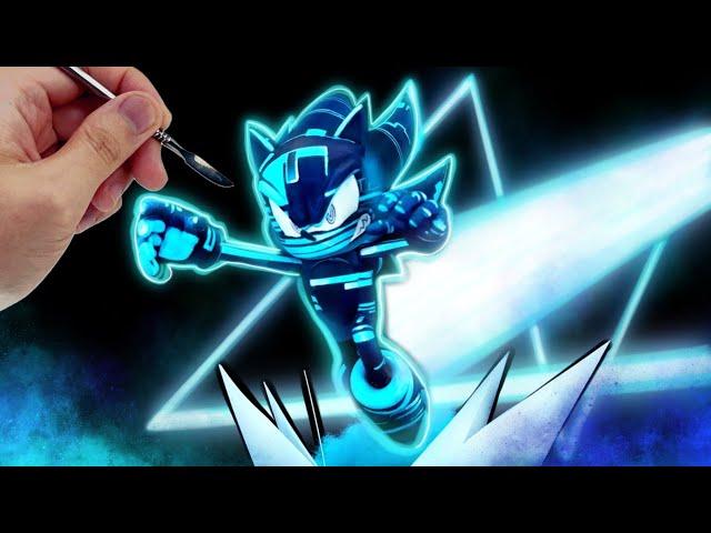 Making Cyber Super Sonic with Clay / Sonic Frontiers [kiArt]