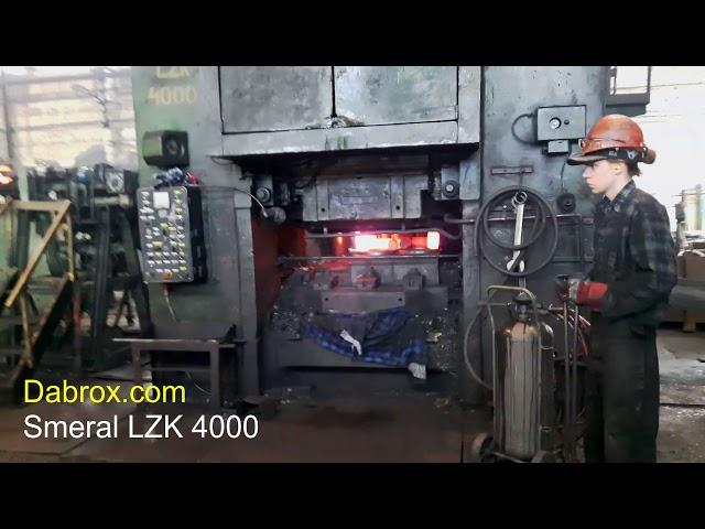 Hot forging press Smeral LZK 4000 - Dabrox.com