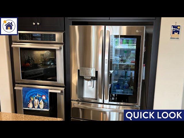 Quick Look: LG 23 cf Wi-Fi Enabled InstaView™ Door-in-Door® Counter-Depth Refrigerator - LRMVC2306S