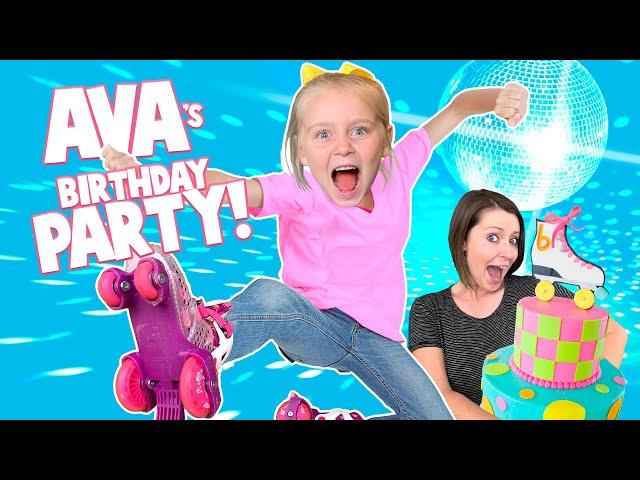 Ava's Birthday Party!!! (Roller Skating Birthday VLOG!) / K-City Family