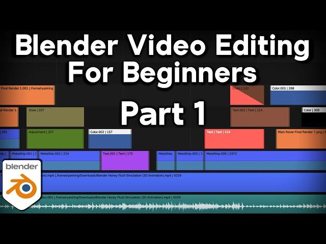 Video Editing with Blender for Complete Beginners - Part 1