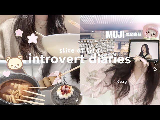 introvert diaries˚｡୨୧˚ ˚days in my quiet life, what i eat, overcoming social anxiety, midterm