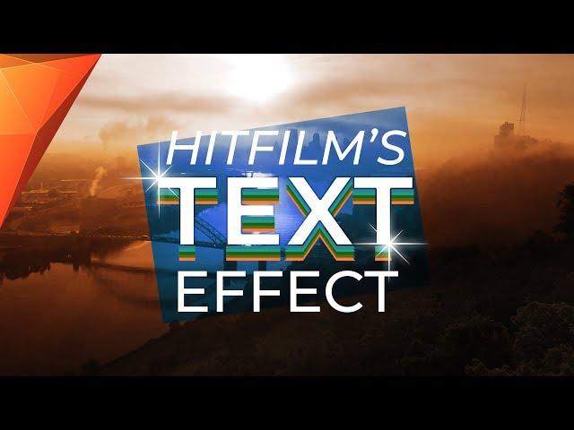 Hitfilm Text Effect - Easiest Way to Add Text in Hitfilm