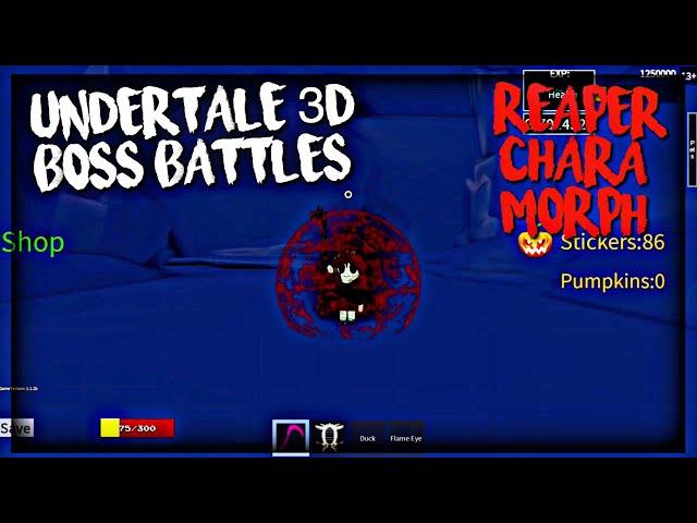 Roblox Undertale 3D Boss Battles: Reaper Chara Morph