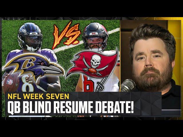 Baker Mayfield & Lamar Jackson blind resume: Who's been the better QB so far? | NFL on FOX Pod