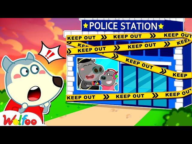 Wolfoo! Police Office Was Blocked! | Educational Videos For Kids | Wolfoo Channel