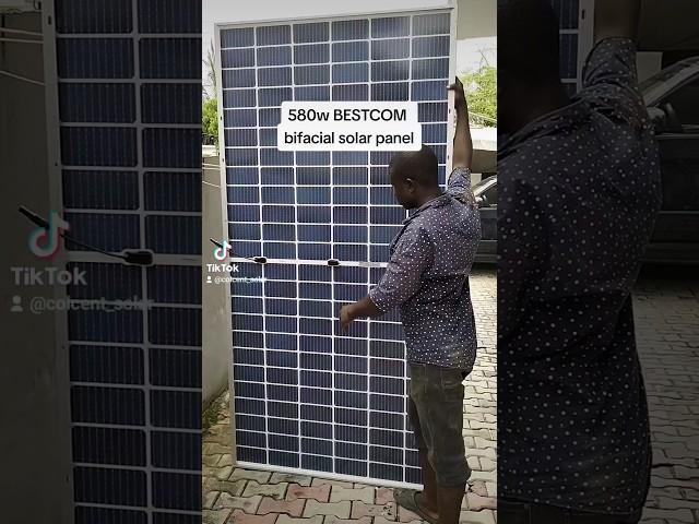 580w bifacial BESTCOM solar panel