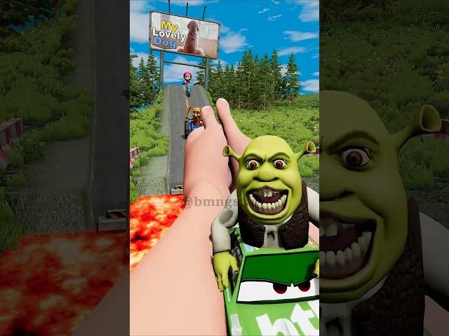 Funny Cars vs Queen Hand Clap in BeamNG.drive