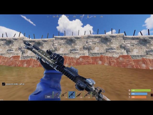 Rust private no recoil Macro/Script Demonstration AK-47 LR-300 M249 etc