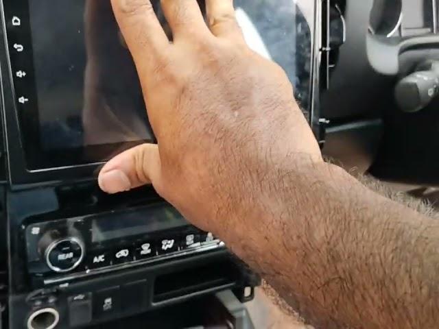 Musimo Android stereo installation on fortuner