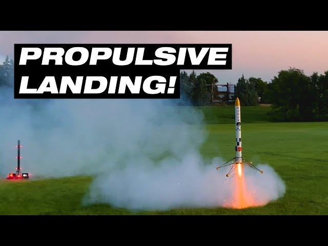 I Propulsively Landed a Model Rocket! - Eagle