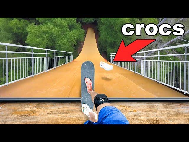 I Tried Extreme Sports in Crocs!