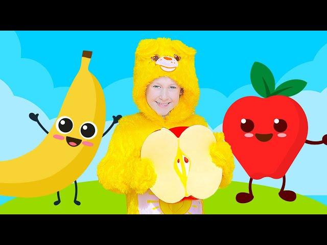 Яблоки Бананы - Развивающие песенки для детей | Anuta Kids Channel - детские песенки [RU]