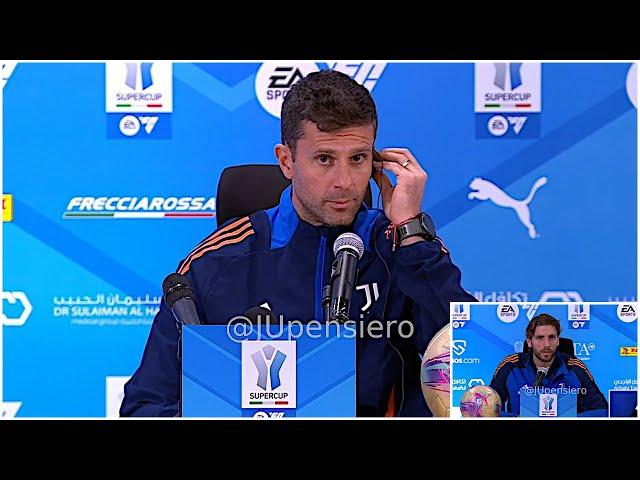 Conferenza stampa THIAGO MOTTA LOCATELLI pre Juve-Milan: "Su Conceicao e Tomori..." Supercoppa Ita