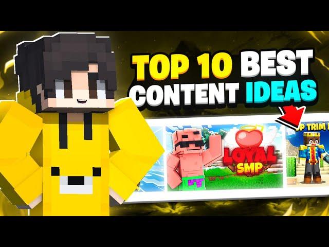 Trending Minecraft CONTENT IDEAS For All Small Creators 