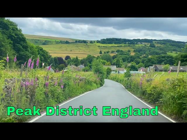 Scenic Drive Around Peak District, England [4K]