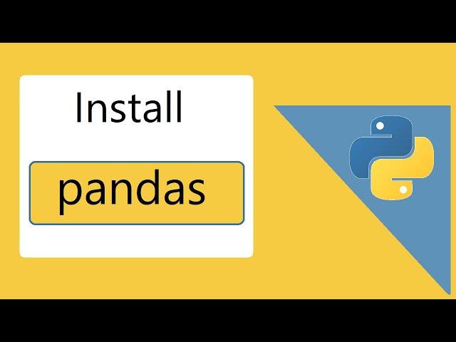 How to install pandas on Python 3.9 Windows 10