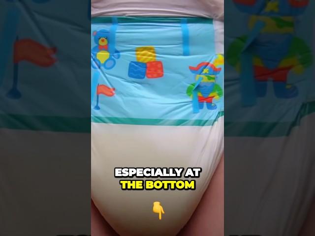 UNTIL IT LEAKS: Peeing in NRU Playdayz diapers as much as it can hold