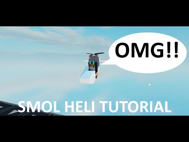 MINI HELICOPTER TUTORIAL [Roblox Plane Crazy]