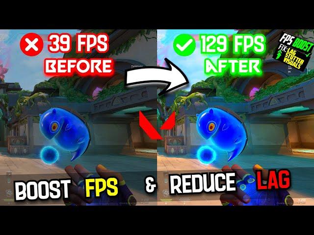 Valorant Lag FIX | After UPDATE | Fix FPS Drops in Valorant Ep 6 ACT 3 | Low end pc | 2023