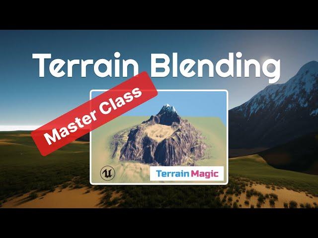 MasterClass on Terrain Height Blending in Unreal Engine with TerrainMagic