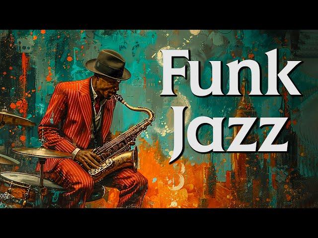 Relax  to Funky Smooth Jazz Saxophone  Melodies With Groovy Beats Creating a Chill