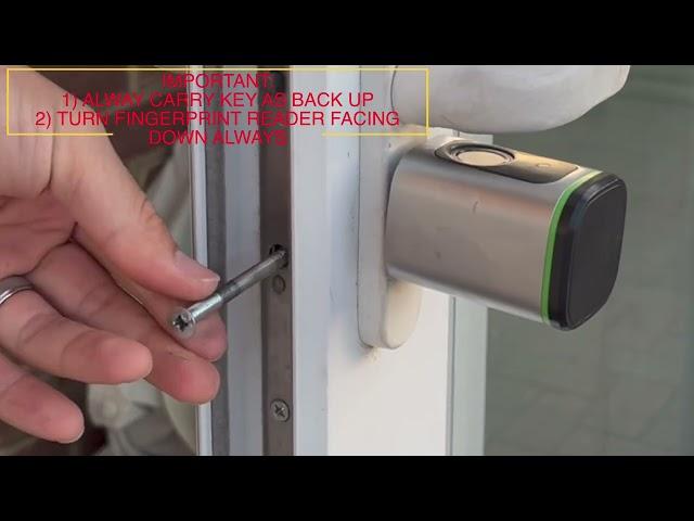 QUOYA Living- K1 Smart Euro Cylinder Door Lock- Installing the lock