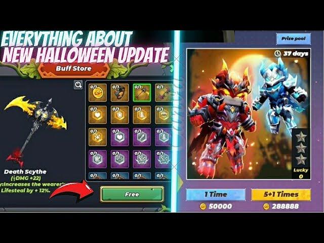 Everything About New Halloween Update New Armor in Skyblock Blockman Go