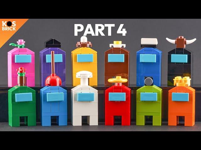 Lego Among Us 25 Hats Ideas - Part 4 (Tutorial)